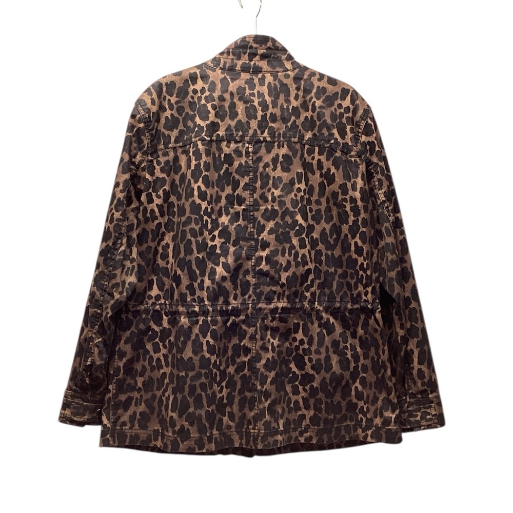 Style & Co leopard print Military jacket Size Extra Large - Picture 3 of 15